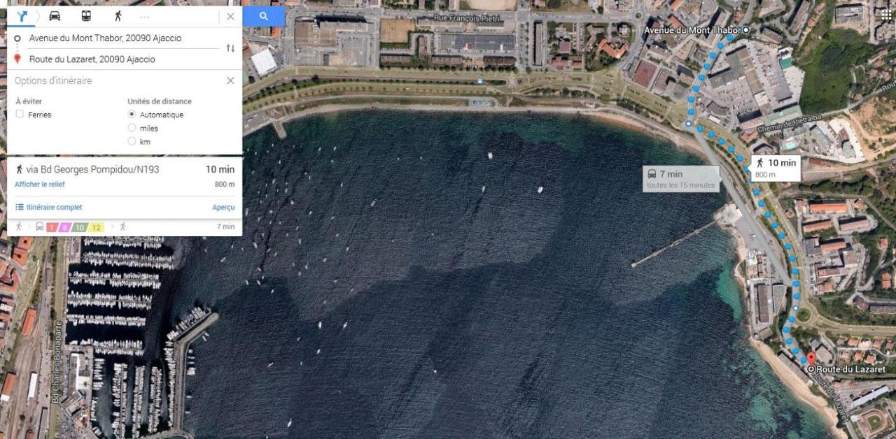 Bel Orizonte, Grand Appart 70M2 Vue Mer Ajaccio  Dış mekan fotoğraf